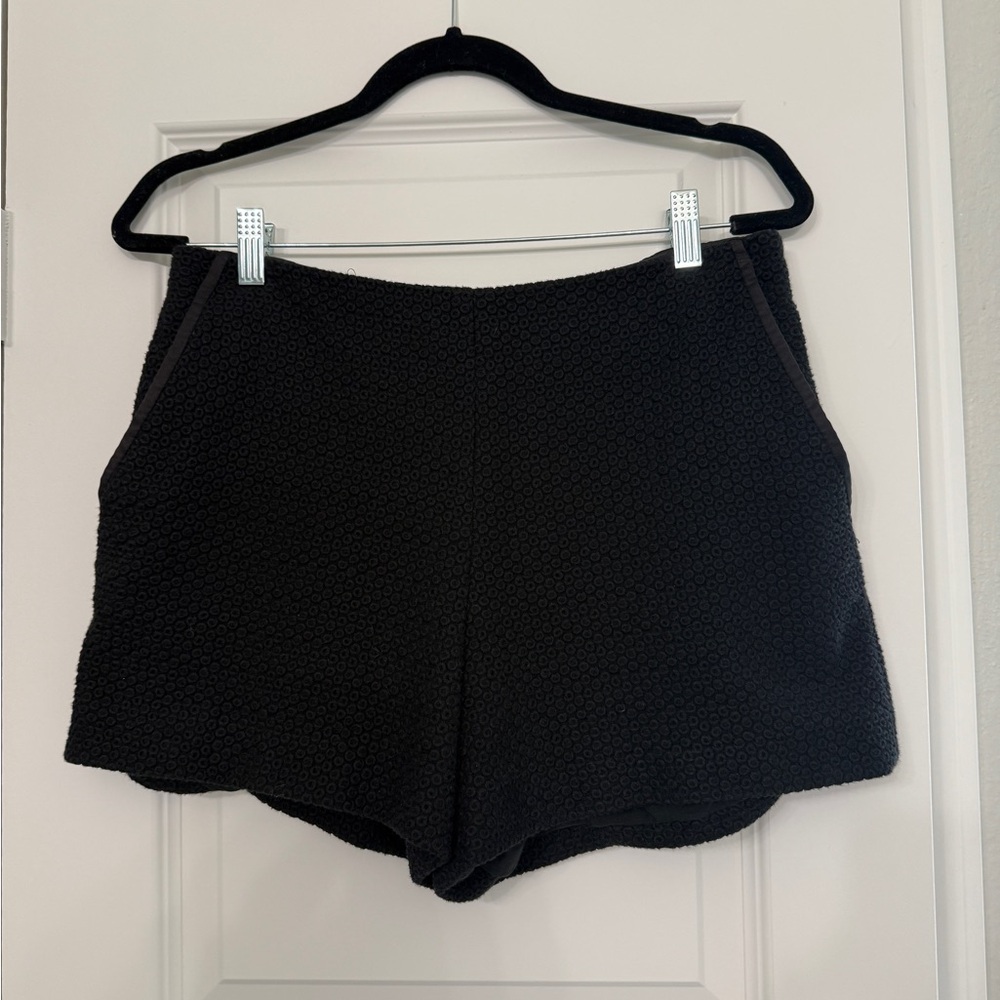 Women's Rag & Bone Black Textured Shorts